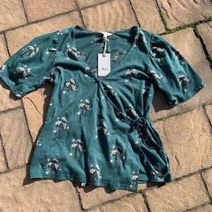 Lucky Brand Wrap Top